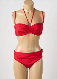 Costum de baie din două piese top bentiță top bentiță roșu LOLITA ANGELS femme
