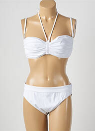 Costum de baie din două piese top bentiță top bentiță alb LOLITA ANGELS femeie