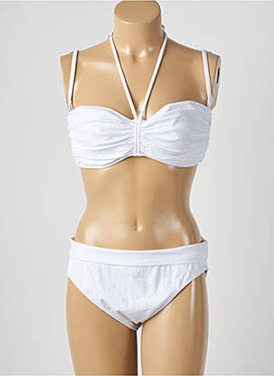 Costum de baie din două piese alb LOLITA ANGELS femeie