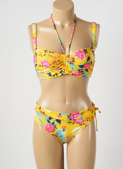 Costum de baie din două piese galben SALÉE femeie