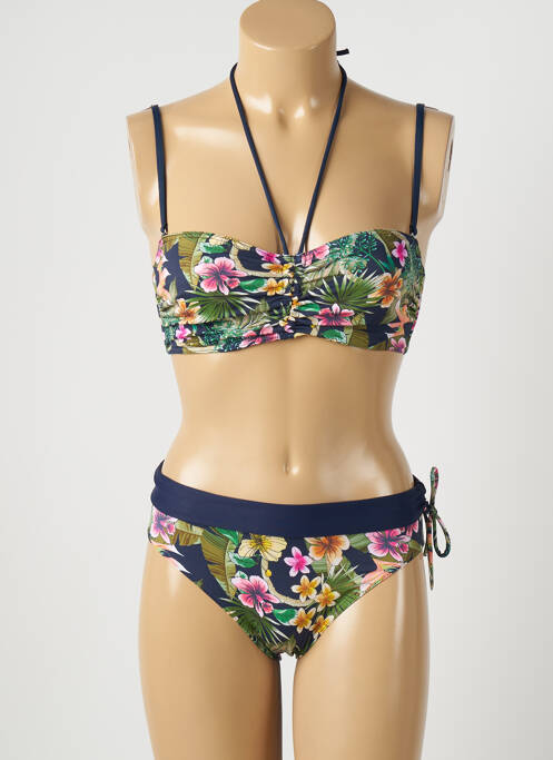 Costum de baie din două piese albastru SALÉE femeie