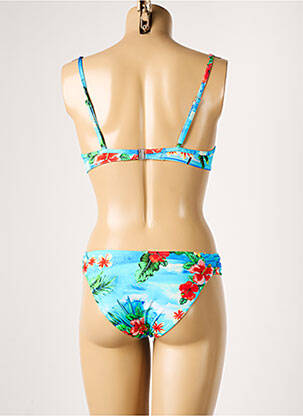Costum de baie din două piese elasticitate top sutien modelat albastru LOLITA ANGELS femeie