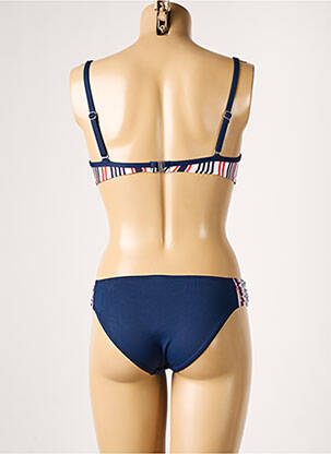 Costum de baie din două piese top sutien modelat top sutien modelat albastru SALÉE femeie