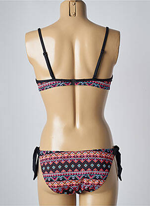 Costum de baie din două piese elasticitate top sutien modelat negru LOLITA ANGELS femeie