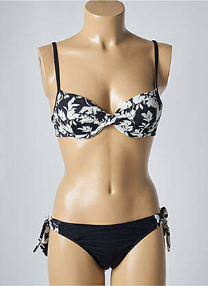 Costum de baie din două piese elasticitate top sutien modelat negru LOLITA ANGELS femeie