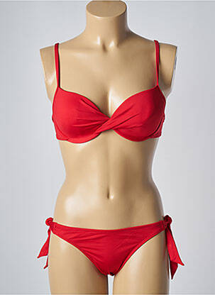 Costum de baie din două piese elasticitate top sutien modelat roșu LOLITA ANGELS femeie