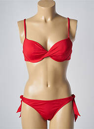 Costum de baie din două piese elasticitate top sutien modelat roșu LOLITA ANGELS femeie