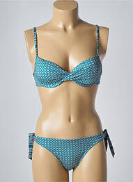 Costum de baie din două piese elasticitate top sutien modelat albastru LOLITA ANGELS femeie