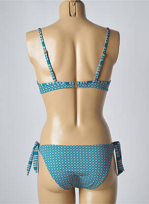Costum de baie din două piese elasticitate top sutien modelat albastru LOLITA ANGELS femeie
