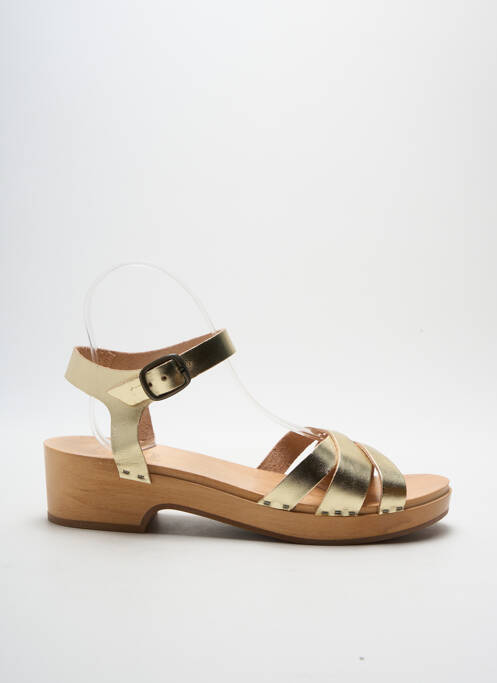 Sandale/Pantofi decupați galben MASSALIA femeie