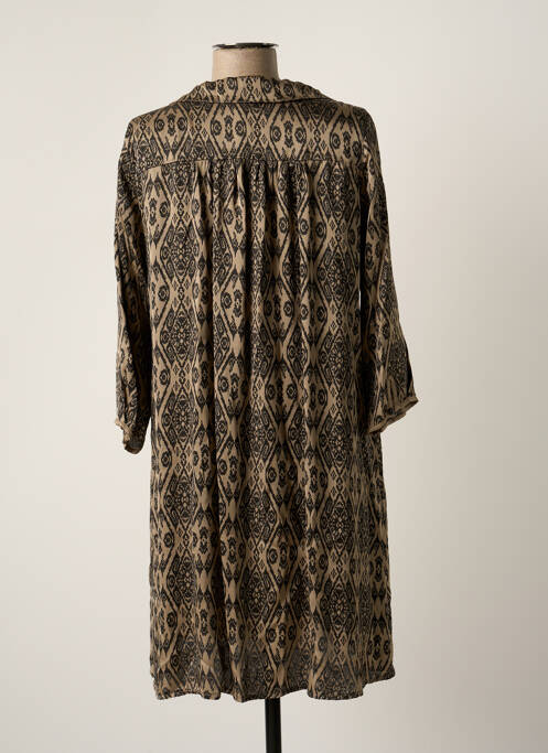 Rochie scurtă bej PAKO LITTO femeie