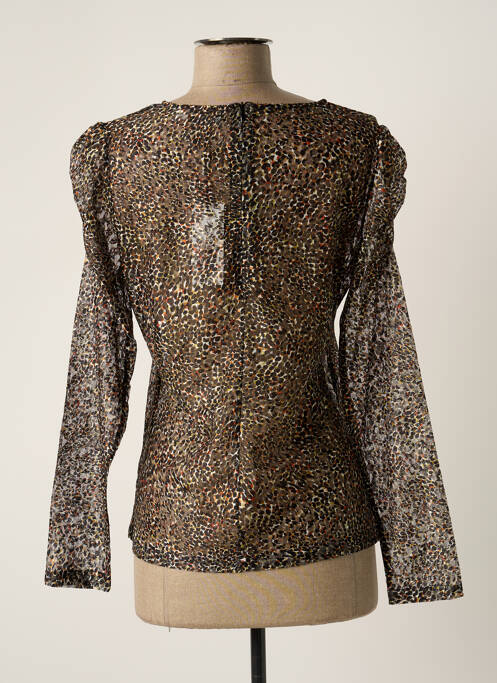 Top imprimeu fantezie mâneci lungi negru MOLLY BRACKEN femme