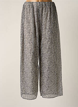 Pantalon larg croială fluidă talie înaltă negru LILI SIDONIO femme