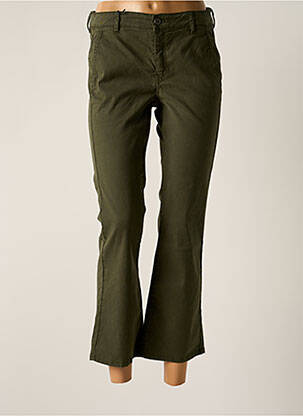 Pantalon 7/8 elasticitate mărime normală verde HAPPY femeie