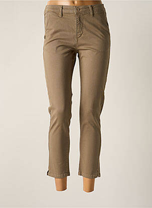 Pantalon 7/8 bej PAKO LITTO femeie