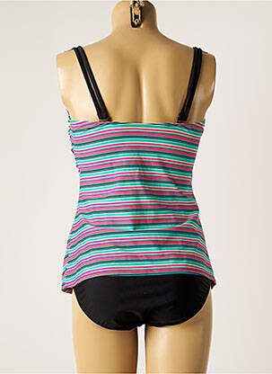 Tankini efect material satinat verde SUNMARIN femeie