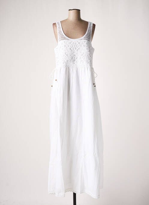 Rochie lungă alb CREAM femeie