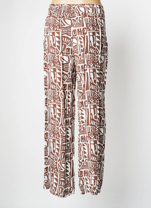 Pantalon larg maro GIOSILU femeie