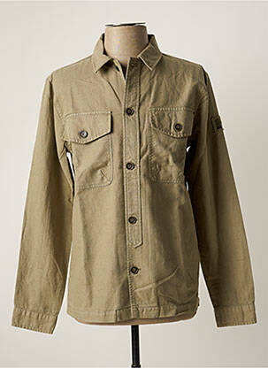 Cămașă cu mâneci lungi verde NO EXCESS bărbat