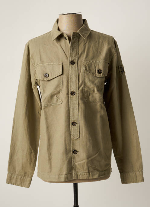 Cămașă cu mâneci lungi verde NO EXCESS bărbat