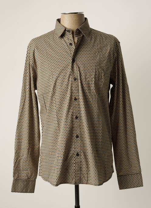 Cămașă cu mâneci lungi maro NO EXCESS bărbat