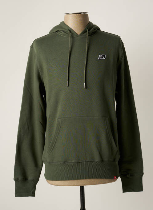 Hanorac cu glugă verde NEW BALANCE bărbat