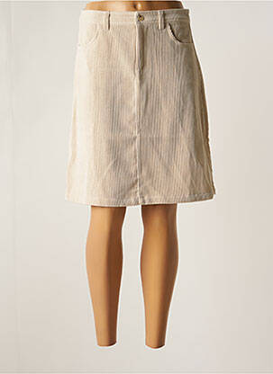 Fustă midi bej CREAM femeie