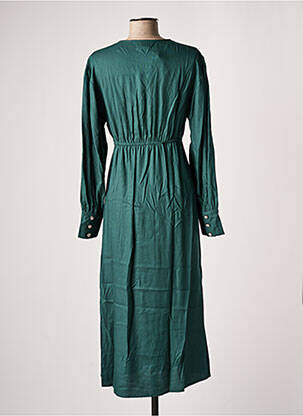 Rochie midi mâneci lungi mâneci lungi verde AN' GE femeie