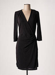 Rochie scurtă mâneci 3/4 mâneci 3/4 negru LA PETITE ETOILE femeie