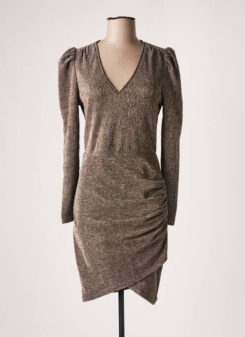 Rochie scurtă bej LA PETITE ETOILE femeie