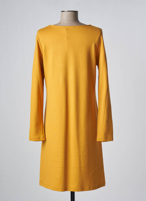 Rochie scurtă galben MALOKA femeie