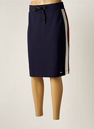 Fustă midi albastru MALOKA femeie