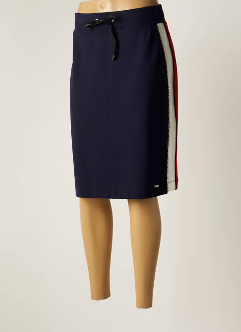 Fustă midi albastru MALOKA femeie