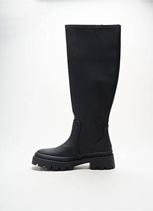 Cizme material neted toc de 4 la 6 cm negru JUSTFAB femeie