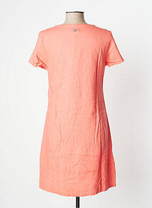 Rochie midi mâneci scurte mâneci scurte portocaliu ESPRIT DE LA MER femeie