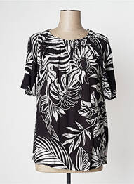 Top croială fluidă mâneci scurte negru CECIL femme