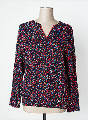 Bluză imprimeu fantezie mâneci lungi albastru CECIL femme