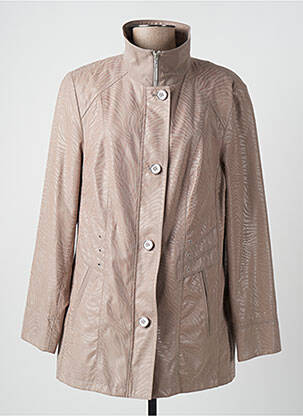 Parka bej BARBARA LEBEK femeie