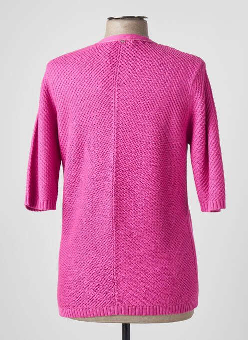 Vestă cu mâneci scurte roz LUCIA femeie