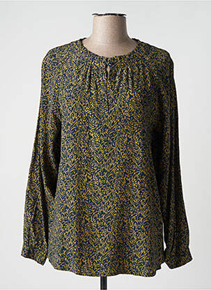 Bluză țesătură poplin mâneci lungi verde ARMOR LUX femeie
