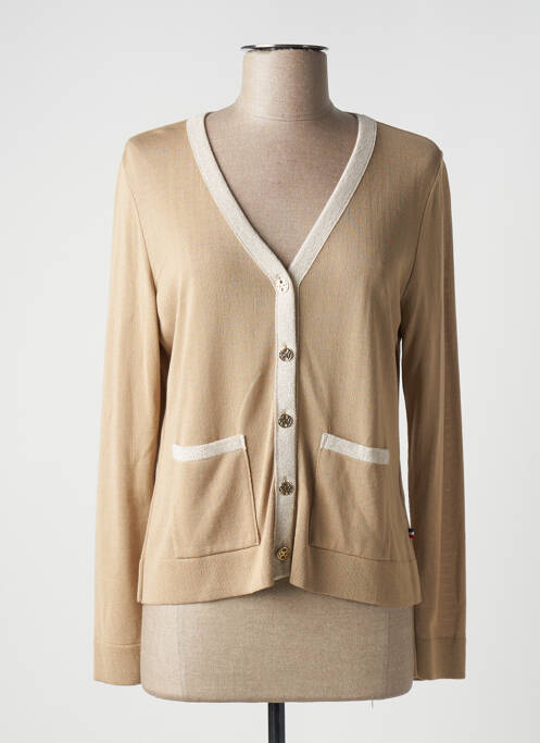 Vestă cu mâneci lungi bej SAINT CHARLES femeie