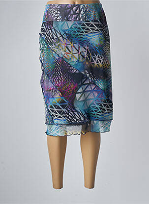 Fustă midi albastru GUY DUBOUIS femeie