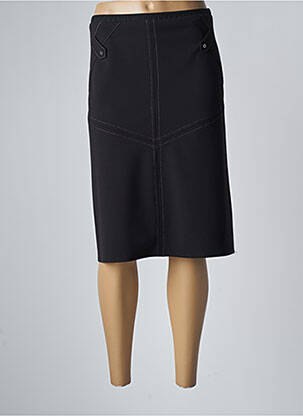 Fustă midi negru CHRISTINE LAURE femeie