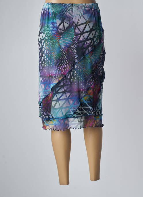 Fustă midi albastru GUY DUBOUIS femeie