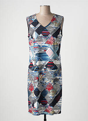 Rochie midi albastru GEVANA femeie