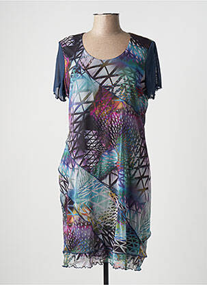 Rochie midi albastru GUY DUBOUIS femeie