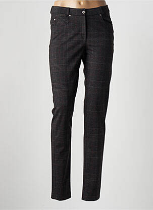 Pantalon slim talie elastică mărime normală gri GUY DUBOUIS femme