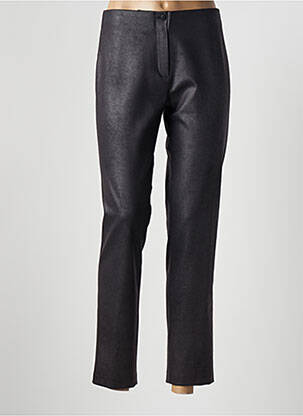 Pantalon slim talie elastică mărime normală negru GUY DUBOUIS femeie