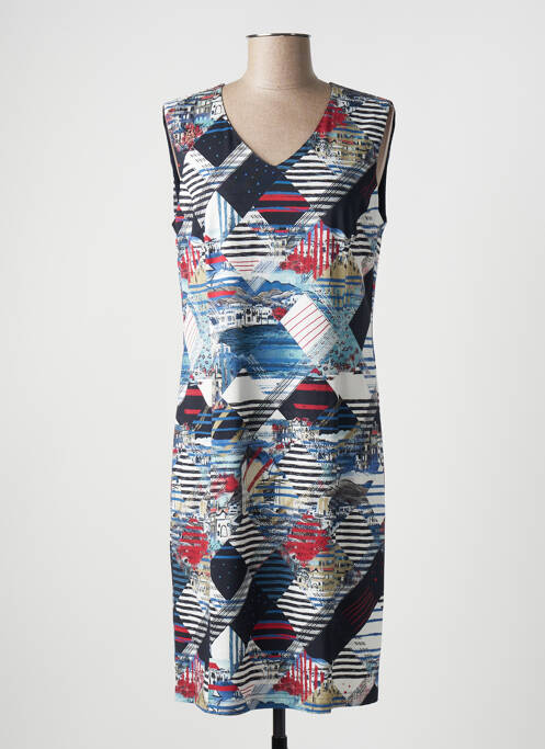 Rochie midi albastru GEVANA femeie