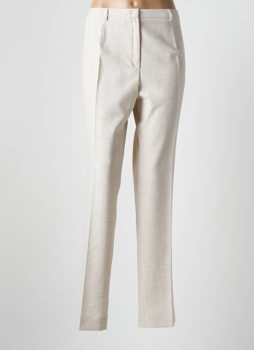 Pantalon drept bej GUY DUBOUIS femeie